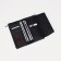 Women's wallet on magnets, black color