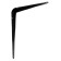 Bracket, 200x150x0.8 mm, black, 1 pc.
