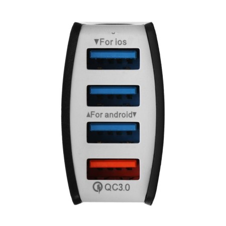 Automobile charger Fenox 12-23 V, 4 USB x 5.5 A, FAE200102-2