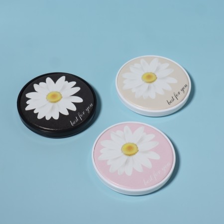 Folding mirror "chamomile", d 7 cm, with an increase, the color of mix-4
