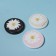 Folding mirror "chamomile", d 7 cm, with an increase, the color of mix