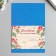 Foamiran "neon shine - blue" 2 mm format A4 (set of 5 sheets)
