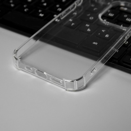 Pero cover for Apple iPhone 15 Pro, silicone, transparent, reinforced-2