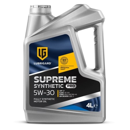 Motor oil Lubrigard Supreme Synthetic Pro 5W-30, synthetic, 4 liters