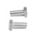 Bolt of the tundra krep, with a hexagonal head, galvanized, Din933, M12x30 mm, 1 kg