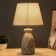 Lena table lamp E14 40W gray 22.5x22.5x37 cm Risalux