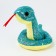 Set of "magic moments" soft toy in a mug, snake