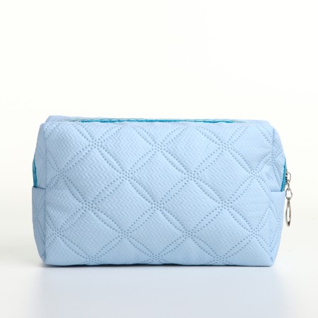 Cosmetic bag with lightning, blue color-2