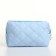 Cosmetic bag with lightning, blue color