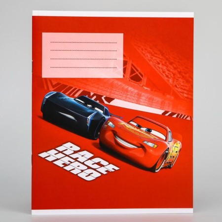 Notebook in a ruler of 12 sheets, 5 types of mix, cover coated cardboard, cars-6