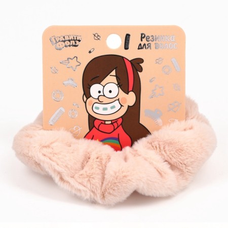 Hair gum, fluffy, 11 cm, gravity farz-1