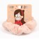 Hair gum, fluffy, 11 cm, gravity farz