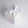 Gift folding box, packaging, “marble”, 12 x 12 x 12 cm