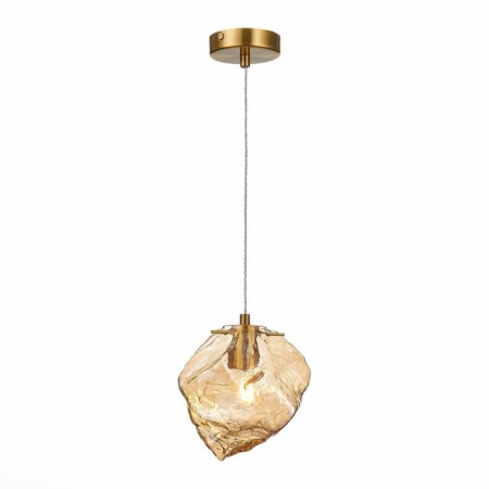 STL LUCE Sus. SL1175.303.01. Portici. 1x40 W, E14, 18x18 cm, brass color-3