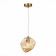 STL LUCE Sus. SL1175.303.01. Portici. 1x40 W, E14, 18x18 cm, brass color