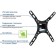 Kromax Vega-8 TV Black 15 "-42" Max 15kg wall tilt