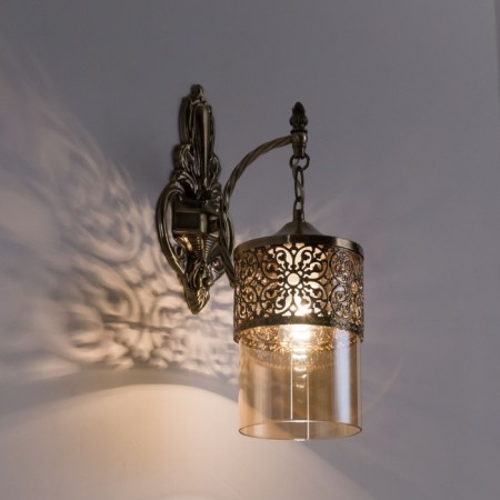 Sconces Citilux "emir" CL467313, 12x39 cm, 1x75W, e27, brown color-2