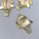Decor for creativity Metal, enamel "Ball in the clouds" 3x2.3 cm