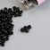 Round 6/0 beads in the bottle "Black Night" 2x20 g set 2 pcs