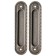 Armadillo SH010/CL AS-9 sliding doors, Antique silver color
