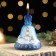 Decorative candle "Rozhdestvensky bell", small, 6x6x7 cm