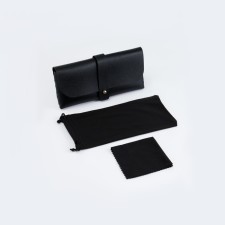 Set for glasses: case, cover, napkin