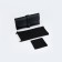 Set for glasses: case, cover, napkin