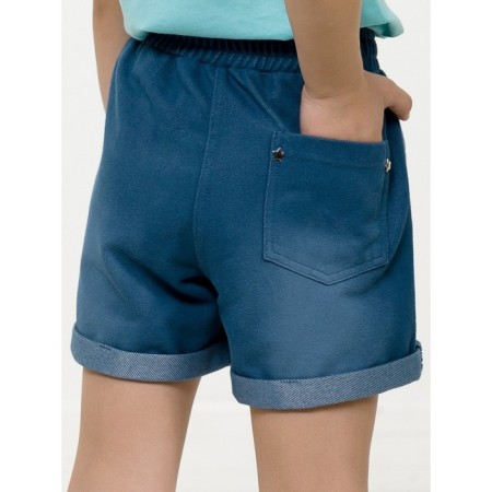 Шорты для девочек, рост 92 см, цвет джинс-6