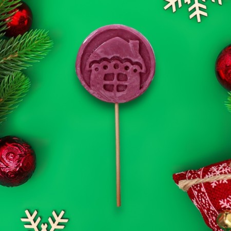 New Year. Lollipop "houses" mix, 30 g