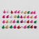 Bell for needlework, set 40 pcs., Size 1 pc. - 0.6 cm, color mix