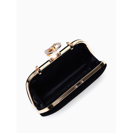 Female bag on farmar, black color-3