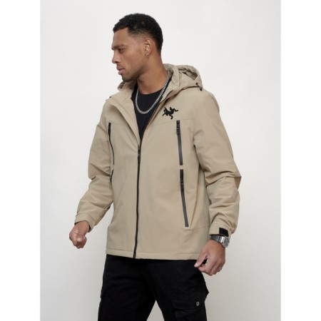 Male spring jacket, size 50, beige color-1