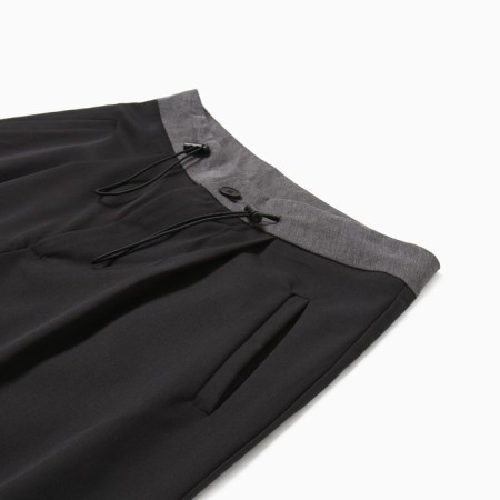 Women's pants, black color, size m-2