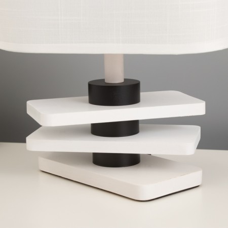 Table lamp "Carter" 1x40W E27 white 12x25x33.5cm-4