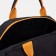 Sports bag with lightning, external pocket, long belt, black/yellow color
