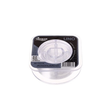 Premier Fishing uno fishing line, diameter 0.3 mm, test 8 kg, 100 m, transparent