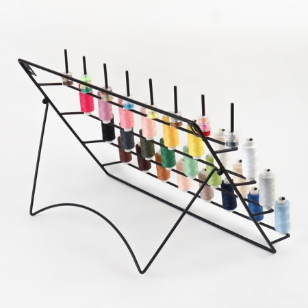 Organizer-book for threads, wall/table, with a stand, 40 × 31 cm, black color-6