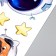 Sticker Plastic Interior color "Cosmonauts with a dog" 30x90 cm