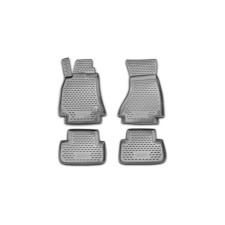 Rugs in Audi A4 B8, 2007-2015, 4 pcs. (polyurethane)