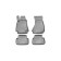 Rugs in Audi A4 B8, 2007-2015, 4 pcs. (polyurethane)