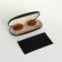 Case for glasses on a cracker, black color