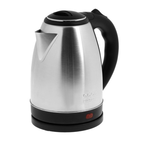 Electric kettle Goodhelper KS-18B06, metal, 1.8 l, 1500 watts, silver-black