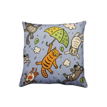 Decorative pillow "Fun cats", size 40x40 cm