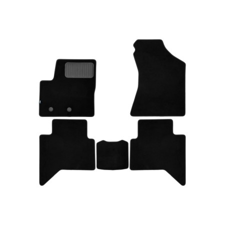 Rugs in Premium Salon for Changan Hunter Plus 2023-, pickup, 5 pcs., Textile