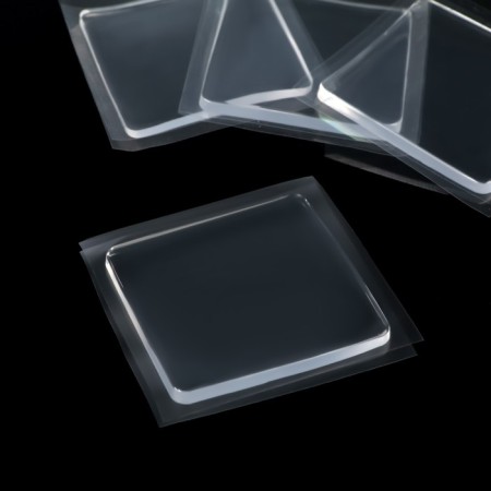 Furniture square tundra, 70x70 mm, 4 pcs., Transparent-9