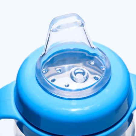 Drunker - children's impotion with soft nose "Fruits", 270 ml., With handles, color mix-1