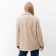 Female jacket, light beige color, goose foot, size 54