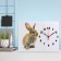 Carty watch wall-mounted "hare", smooth move, 30 x 40 cm, 1 aa