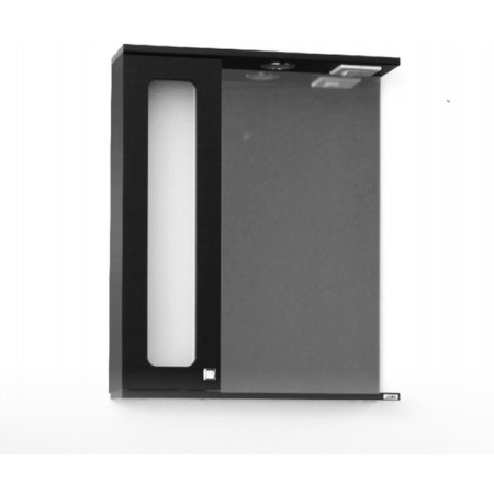 Cabinet-mirror Kyoto 70 (wenge) left 15 cm x 70 cm x 70 cm