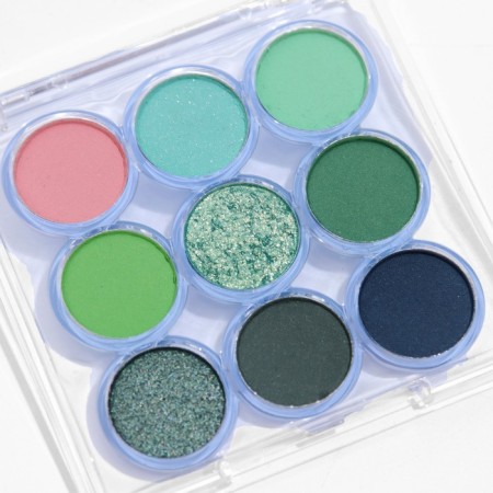 Professional palette of eyelids Pepperint Twist, 9 colors-4